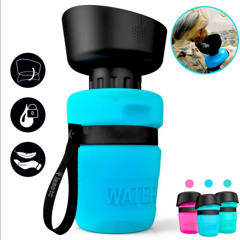 Collapsible water bottle (Pink)